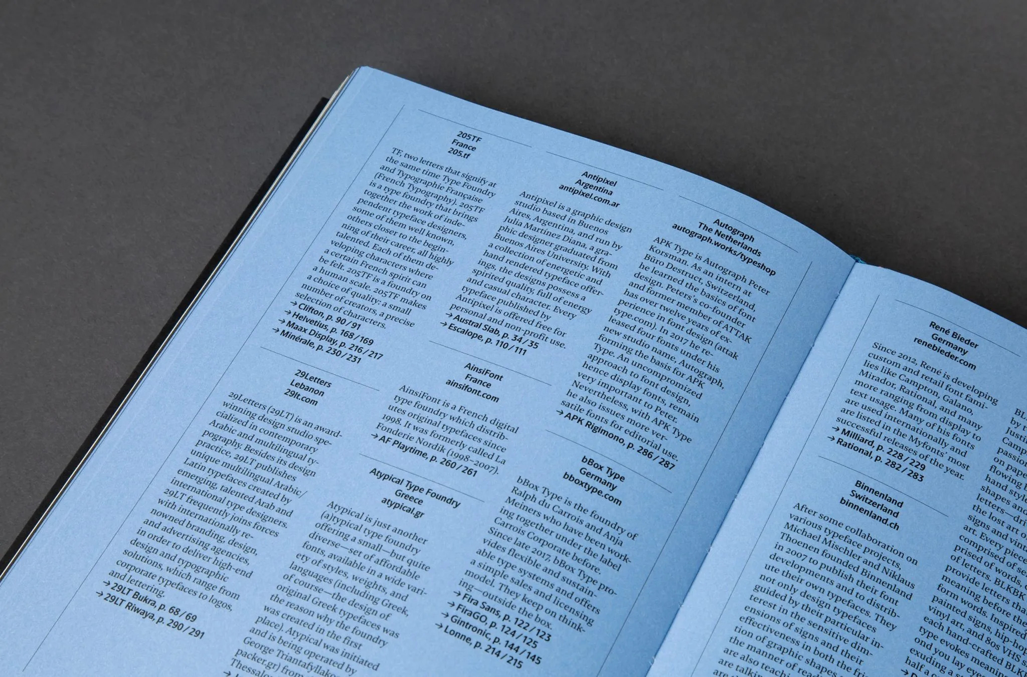 Yearbook of Type #3. Photograph: Slanted Publishers