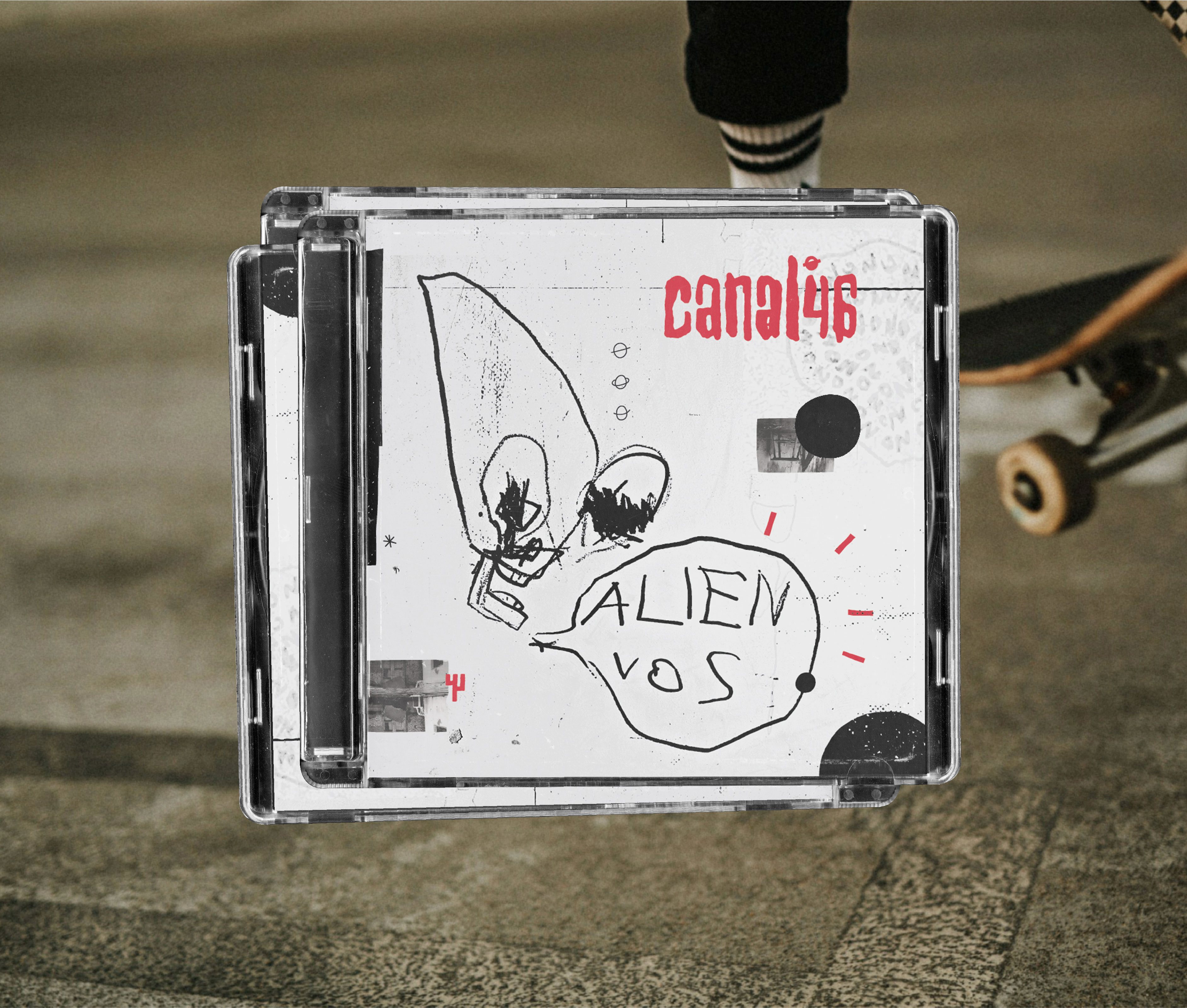 Alien Vos Album Cover, Visual Identity, Poster, Merchandise